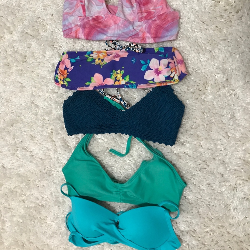 5 bikini tops!!! Great shape!